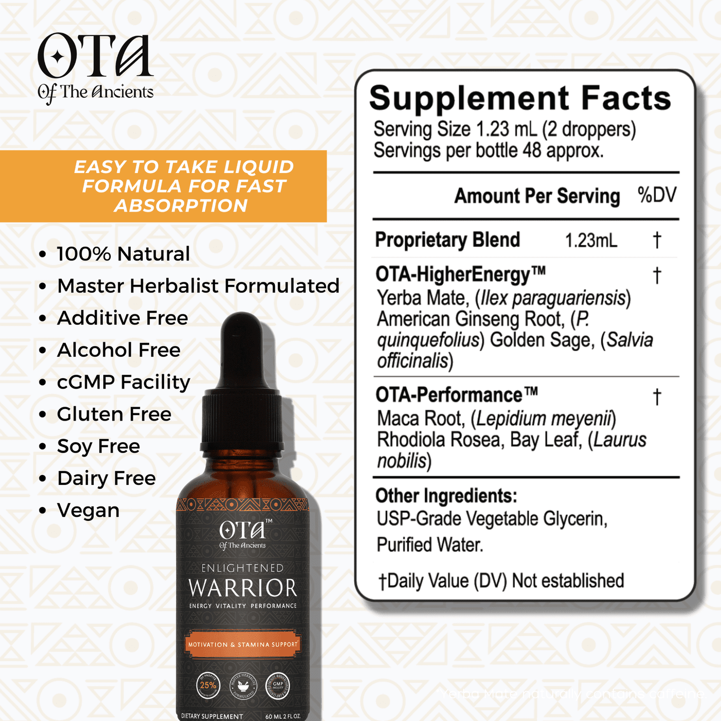 Enlightened Warrior - Natural Energy, Vitality