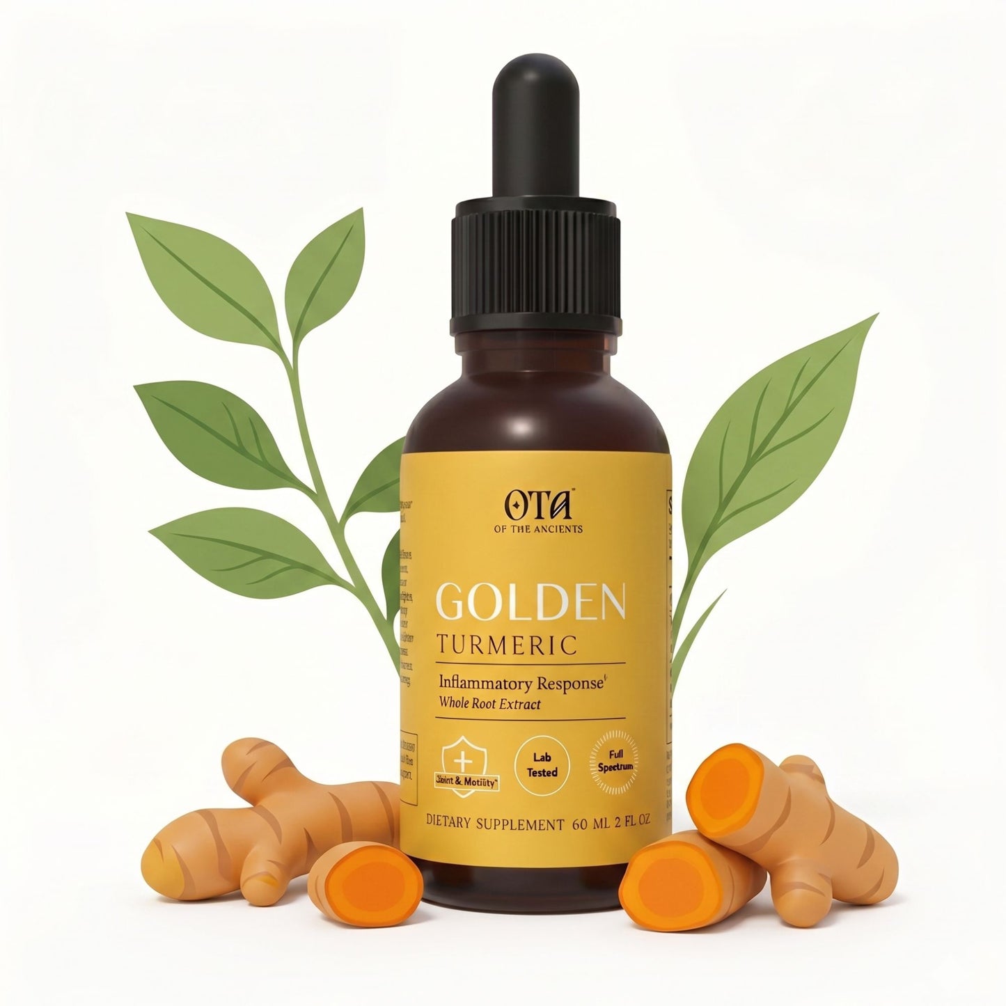 Golden Turmeric Root Tincture | Whole Extract