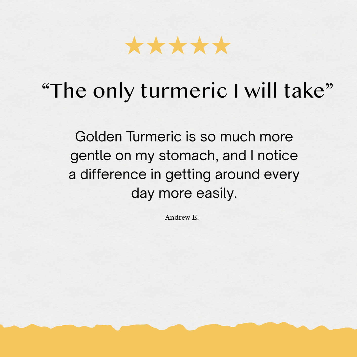 Whole-root turmeric tincture from Of The Ancients, third-party lab tested