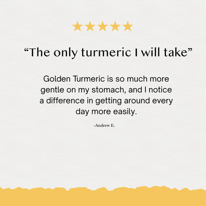 Whole-root turmeric tincture from Of The Ancients, third-party lab tested