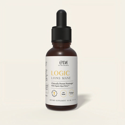 Logic Lion's Mane Nootropic with MycoThrive™ - Clinically Proven Of The Ancients Herbal Tinctures