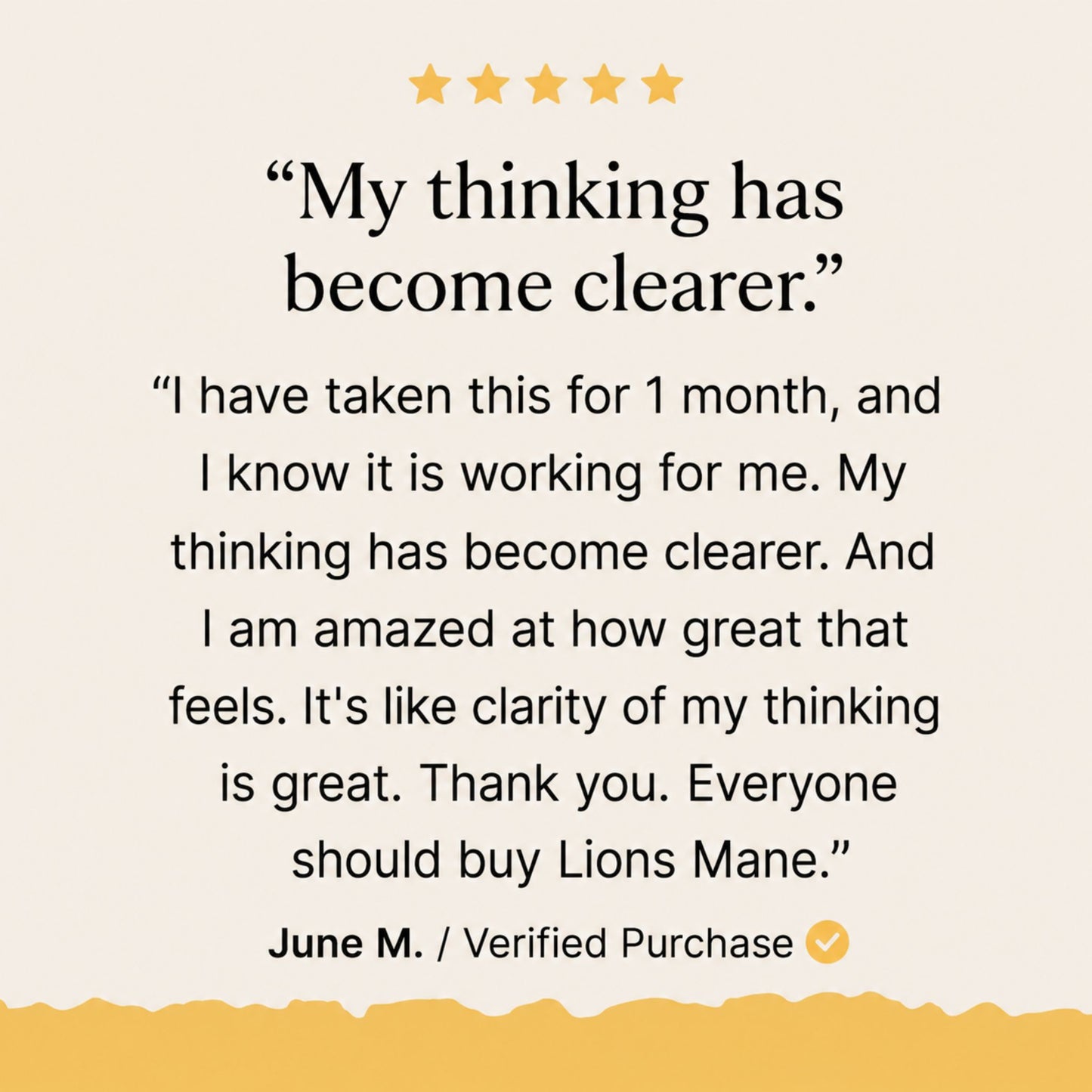 Logic Lion's Mane Tincture Clinically Proven Extract
