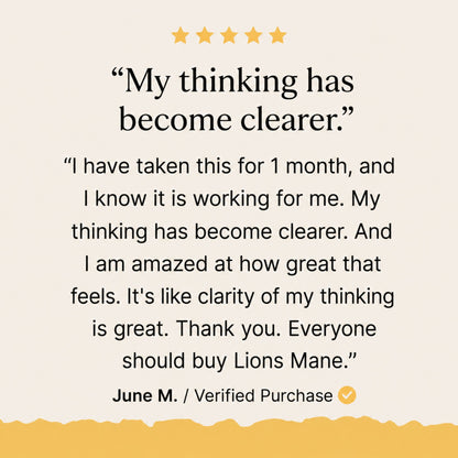 Logic Lion's Mane Tincture Clinically Proven Extract